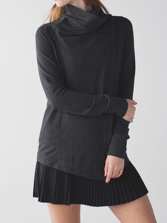 lululemon athletica Sweaters - ⏱️FIRM$DROP Lululemon Coast Wrap Heathered Mod Black